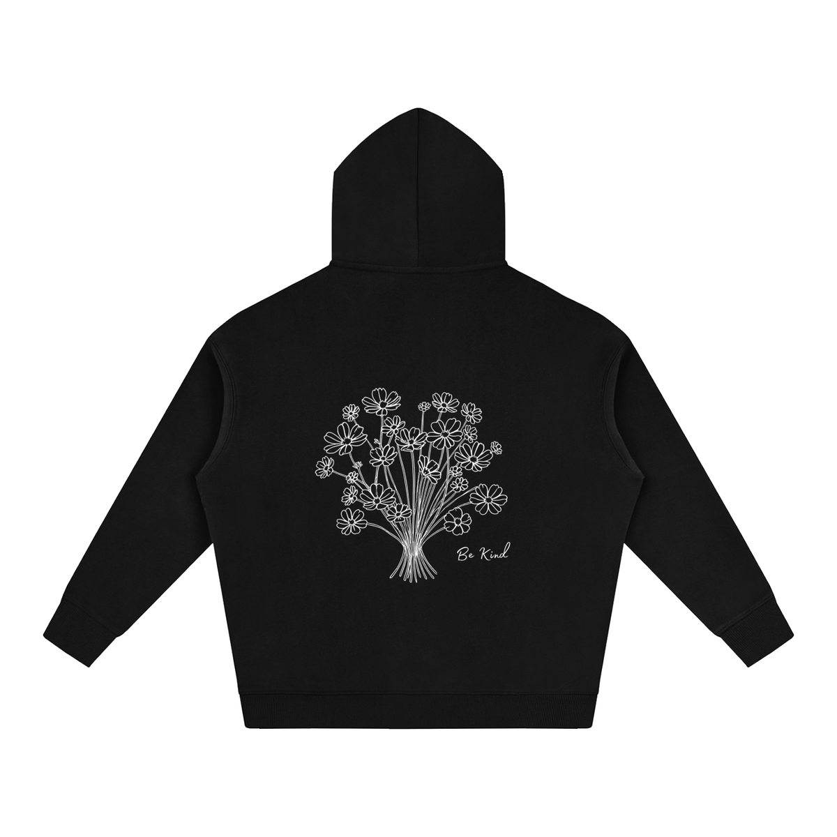 The "Be Kind" Flower Hoodie